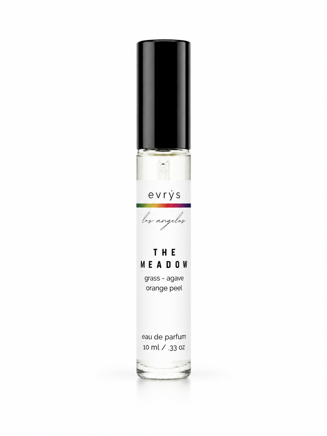 evrys The Meadow eau de parfum bottle on a white background