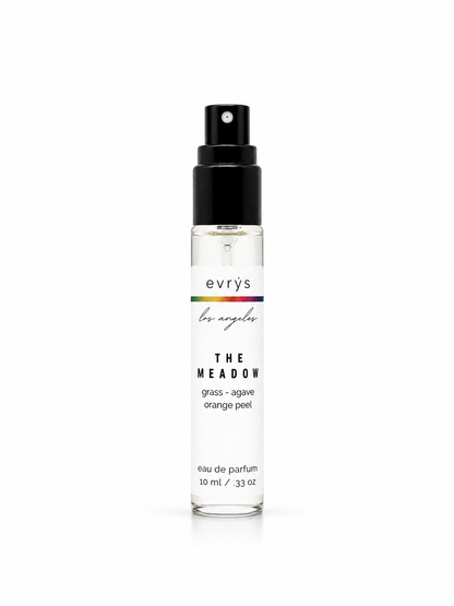 evrys The Meadow perfume bottle on a white background